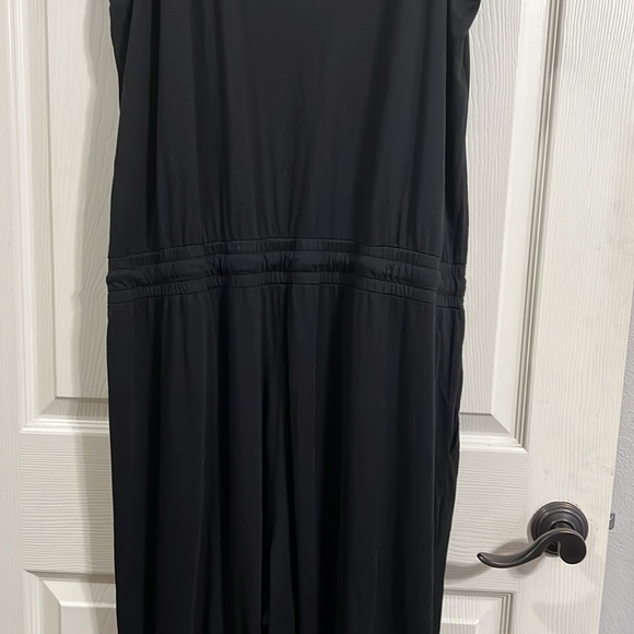 Michael Stars Theo Tank Jumpsuit with Drawstring Black Size 2X - Picture 13 of 14